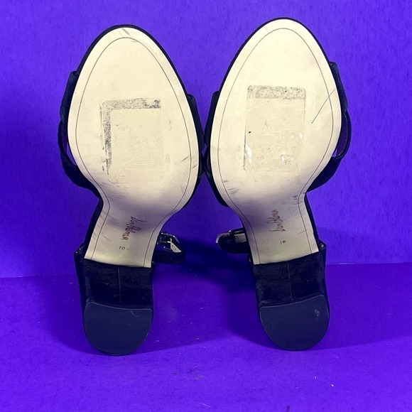 Sam Edelman Women's Black Yancy Block Heel Ankle Strap‎ Sandals Shoe Size 10 - Picture 6 of 8